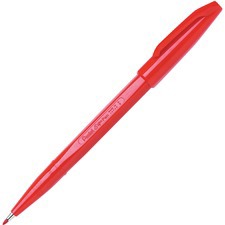 Marker Pen: Bullet Tip, Red Ink